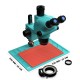 RF4 RF6565-P04 6.5X-65X Trinocular Full HD Stereo Microscope With Zooming 0.5X CTV Camera Lens & LED Adjustable Light RF4 RF6565-P04 6.5X-65X Trinocular Full HD Stereo Microscope With Zooming 0.5X CTV Camera Lens & LED Adjustable Light