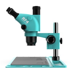 RF4 RF6565-TVD2 6.5X-65X Trinocular Full HD Stereo Microscope With Zooming 0.5X CTV Camera Lens & LED Adjustable Light
