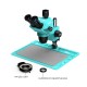 RF4 RF-6565PRO-D2 Trinocular Full HD Stereo Microscope With Zooming 0.5X CTV Camera Lens & LED Adjustable Light RF4 RF-6565PRO-D2 Trinocular Full HD Stereo Microscope With Zooming 0.5X CTV Camera Lens & LED Adjustable Light