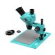 RF4 RF-6565PRO-D2 Trinocular Full HD Stereo Microscope With Zooming 0.5X CTV Camera Lens & LED Adjustable Light RF4 RF-6565PRO-D2 Trinocular Full HD Stereo Microscope With Zooming 0.5X CTV Camera Lens & LED Adjustable Light