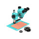RF4 RF7050-TVA9 (3D Continuous Zoom) 7X~50X Trinocular Stereo Microscope With USB Charging Station RF4 RF7050-TVA9 (3D Continuous Zoom) 7X~50X Trinocular Stereo Microscope With USB Charging Station