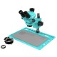 RF4 RF7050-TVD2 (3D Continuous Zoom) 7X~50X Trinocular Stereo Microscope With 0.5X CTV Camera Zoom Lens & LED Adjustable Light RF4 RF7050-TVD2 (3D Continuous Zoom) 7X~50X Trinocular Stereo Microscope With 0.5X CTV Camera Zoom Lens & LED Adjustable Light