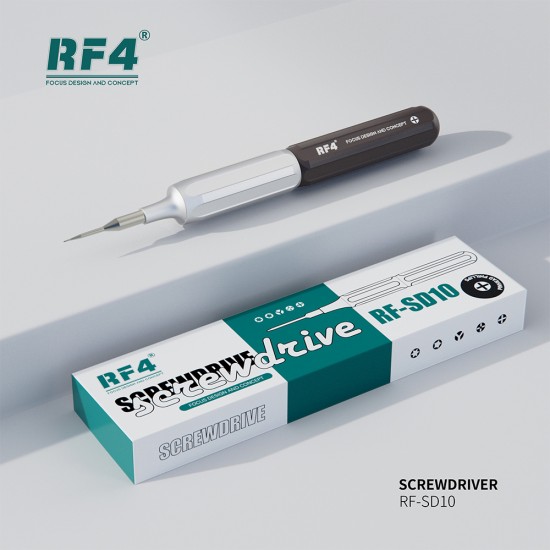RF4 RF-SD10 Superhard S2 Steel Magnetic Precision Screwdriver Set ( + PinHead ) RF4 RF-SD10 Superhard S2 Steel Magnetic Precision Screwdriver Set ( + PinHead )