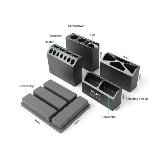 Relife RL-001F Multifunctional Aluminum Alloy Combined Storage Box Relife RL-001F Multifunctional Aluminum Alloy Combined Storage Box