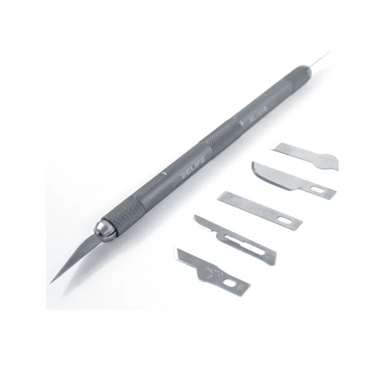 Relife RL-101B Aluminum Alloy Material 6 Blades Knife Set Relife RL-101B Aluminum Alloy Material 6 Blades Knife Set