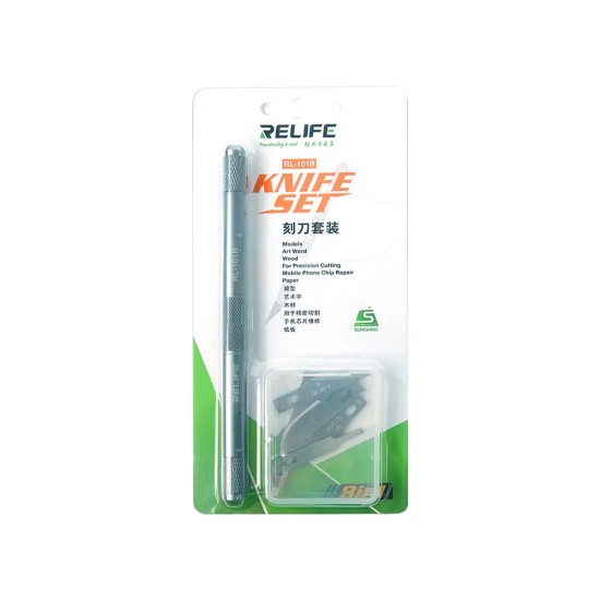 Relife RL-101B Aluminum Alloy Material 6 Blades Knife Set Relife RL-101B Aluminum Alloy Material 6 Blades Knife Set