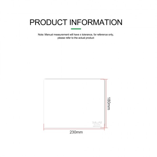 Relife RL-170A High Temperature Insulation Silicone Pad (230*180 MM) Relife RL-170A High Temperature Insulation Silicone Pad (230*180 MM)