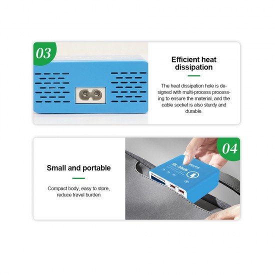 Relife RL-304N Smart Multi-functional 6 Port USB Charger - 87W Max (PD + QC 3.0) Relife RL-304N Smart Multi-functional 6 Port USB Charger - 87W Max (PD + QC 3.0)