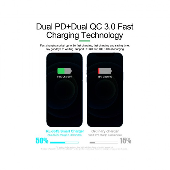Relife RL-304S 8 USB+PD Port Smart Lightning Charger With Wireless (Upto 10W) Charging Relife RL-304S 8 USB+PD Port Smart Lightning Charger With Wireless (Upto 10W) Charging