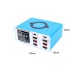 Relife RL-304S 8 USB+PD Port Smart Lightning Charger With Wireless (Upto 10W) Charging Relife RL-304S 8 USB+PD Port Smart Lightning Charger With Wireless (Upto 10W) Charging