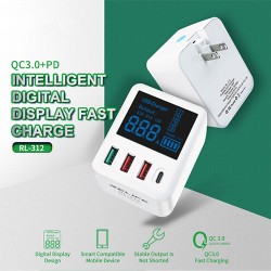 RELIFE RL-312 Smart Digital Display Fast charge 