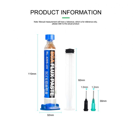Relife RL-420S UV Strong Activity BGA Soldering Paste