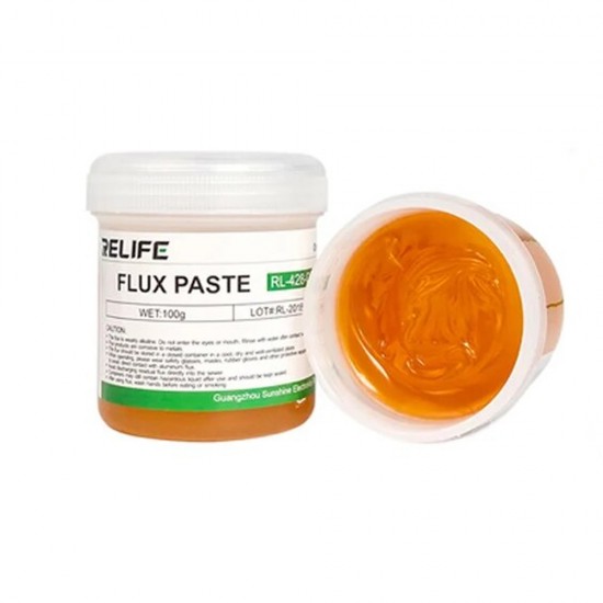 Relife RL-428-OR Solder Paste Flux Lead-free Welding Paste (100Gram) Relife RL-428-OR Solder Paste Flux Lead-free Welding Paste (100Gram)