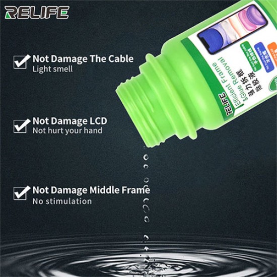 Relife RL-518A Universal Frame Glue Remover Liquid Relife RL-518A Universal Frame Glue Remover Liquid