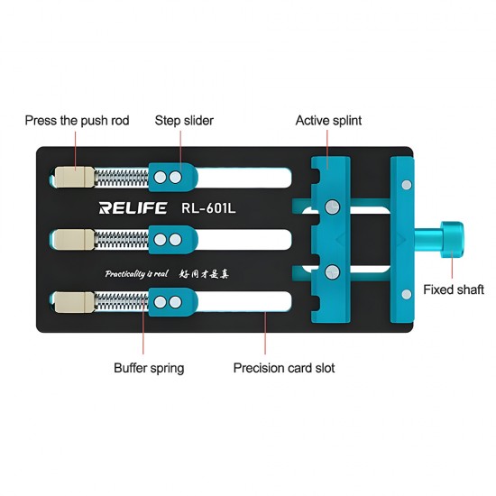 Relife RL-601L Universal Double-slot Three-axis Motherboard Fixture for Mobile Phone Repair Relife RL-601L Universal Double-slot Three-axis Motherboard Fixture for Mobile Phone Repair