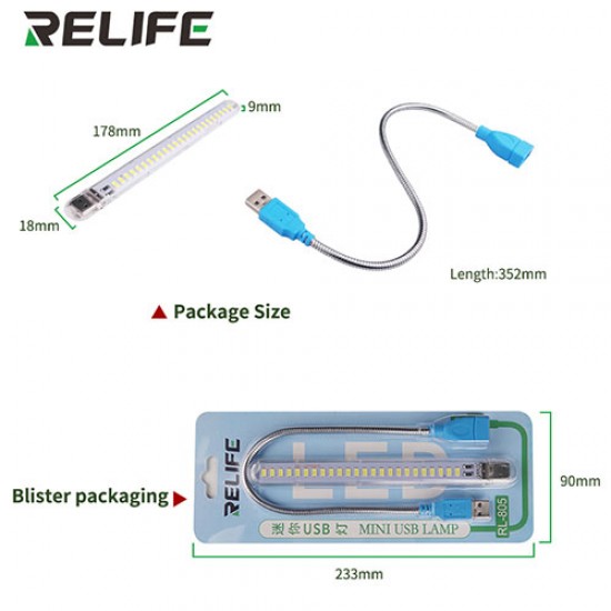 RELIFE RL-805 USB Mini LED Light RELIFE RL-805 USB Mini LED Light