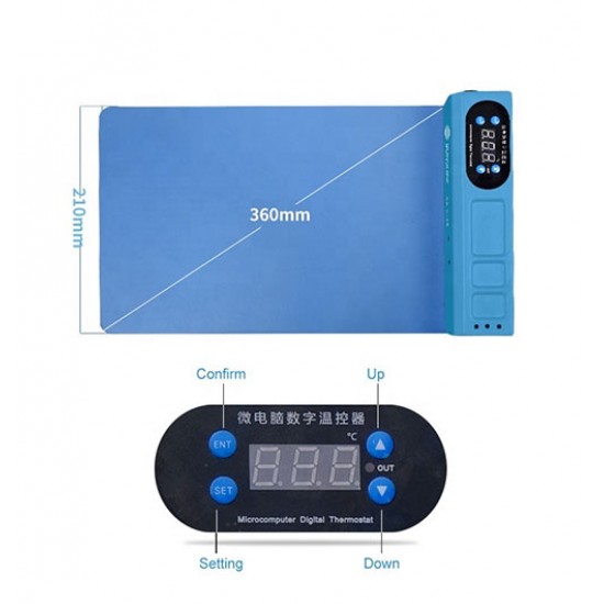 SUNSHINE S-918E LCD Screen Separate Heating Pad SUNSHINE S-918E LCD Screen Separate Heating Pad