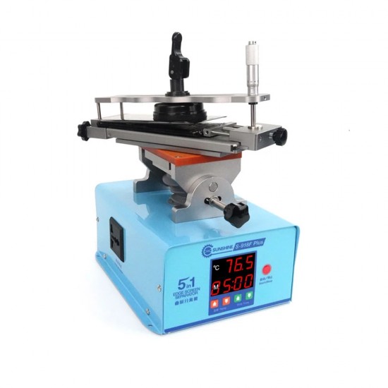 Sunshine S-918F Plus 5 in 1 Curved / Edge Screen Separator Machine ( Left/Right Tilt 45° & Rotation 360° ) Sunshine S-918F Plus 5 in 1 Curved / Edge Screen Separator Machine ( Left/Right Tilt 45° & Rotation 360° )