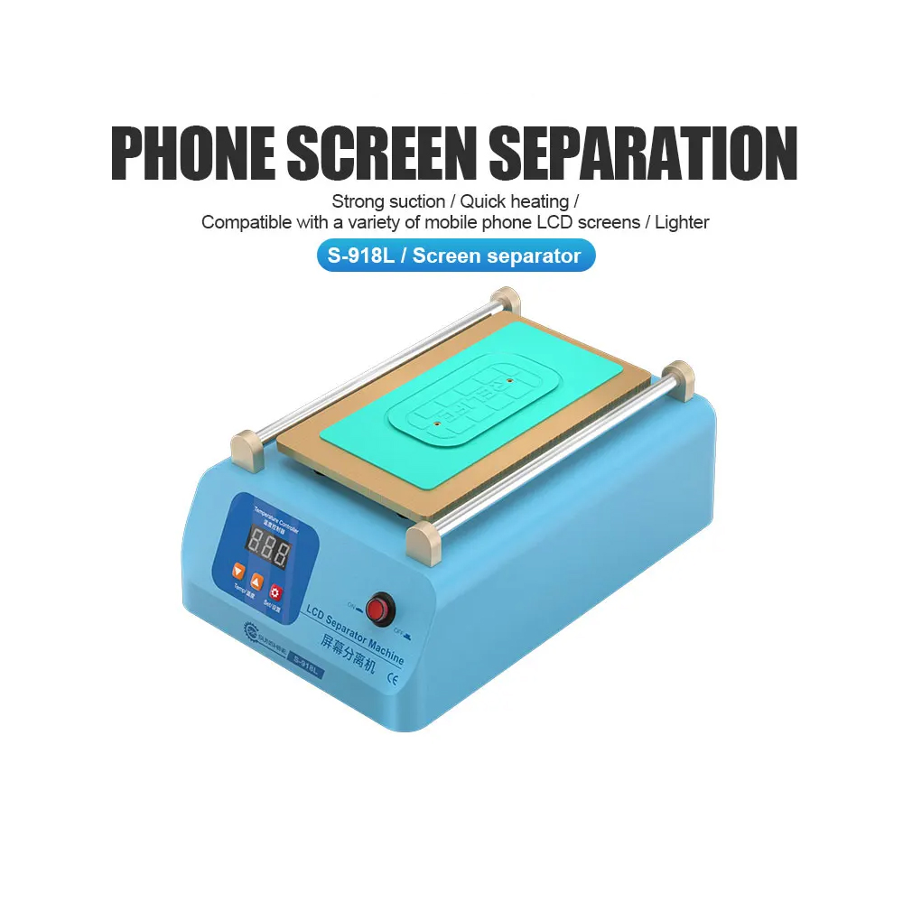 Screen Separator Heat Machine Sunshine S-918L LCD Heating Separator Machine