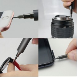 Sunshine SD-18E Precision Mini Electric Screw Driver Pocket Kit With LED Lighting 