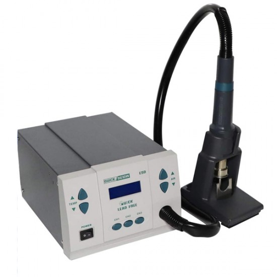 Quick 861DW Lead Free Hot Air SMD Rework Station With Heat Changing Channels Quick 861DW Lead Free Hot Air SMD Rework Station With Heat Changing Channels