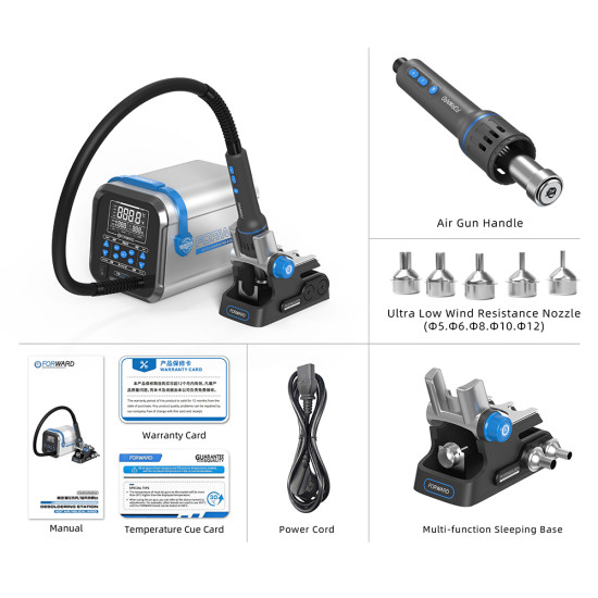 Forward FW-BF04 Precision Temperature Control Hot Air Rework Station (1300W) 