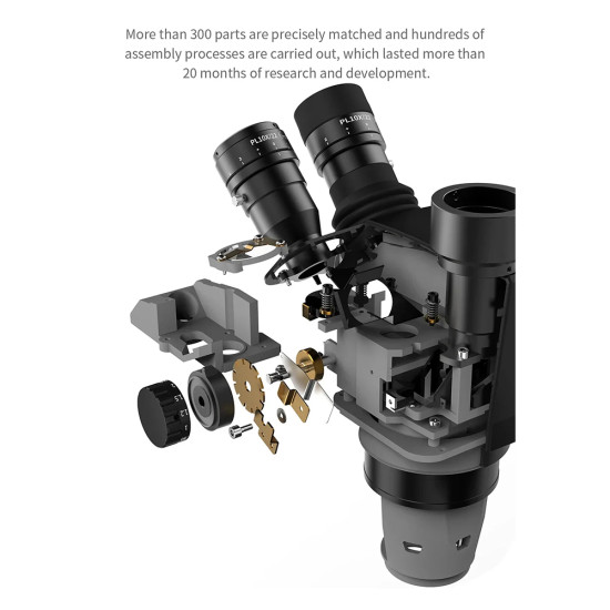 Soptop 9# (6.7-45X) Trinocular Full HD Stereo Microscope With Zooming 0.5X CTV Camera Lens & LED Adjustable Light