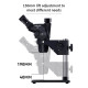 Soptop 9# (6.7-45X) Trinocular Full HD Stereo Microscope With Zooming 0.5X CTV Camera Lens & LED Adjustable Light