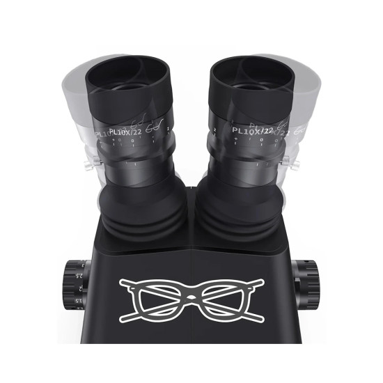 Soptop 9# (6.7-45X) Trinocular Full HD Stereo Microscope With Zooming 0.5X CTV Camera Lens & LED Adjustable Light