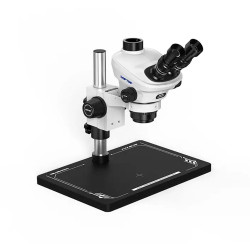 Soptop 6565 Pro (6.5X-65X) Trinocular Stereo Microscope With Zooming 0.5X CTV Camera Lens & LED Light