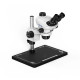 Soptop 6565 Pro (6.5X-65X) Trinocular Stereo Microscope With Zooming 0.5X CTV Camera Lens & LED Light