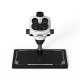Soptop 6565 Pro (6.5X-65X) Trinocular Stereo Microscope With Zooming 0.5X CTV Camera Lens & LED Light