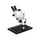 Soptop 6565 Pro (6.5X-65X) Trinocular Stereo Microscope With Zooming 0.5X CTV Camera Lens & LED Light