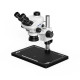 Soptop 6565 Pro (6.5X-65X) Trinocular Stereo Microscope With Zooming 0.5X CTV Camera Lens & LED Light