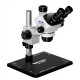 Soptop 7060 Pro (7X-60X) Trinocular Stereo Microscope With Zooming 0.5X CTV Camera Lens & LED Light
