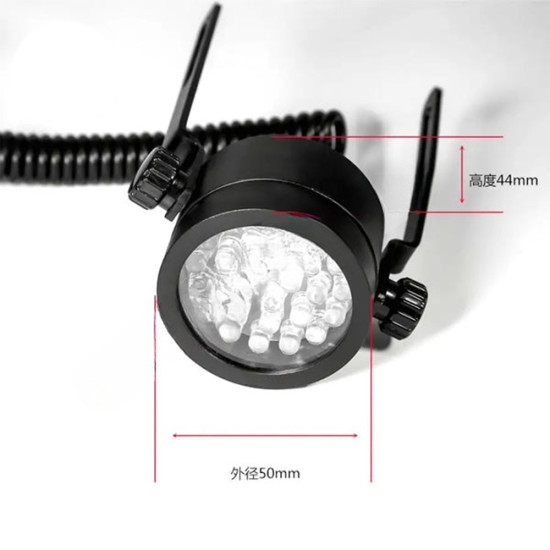 Microscope Spot 28 LED Illuminant Adjustable Angle Brightness Oblique Light Microscope Spot 28 LED Illuminant Adjustable Angle Brightness Oblique Light
