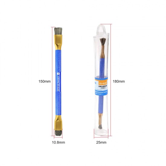Sunshine SS-022D Double Head Hair Brush + Steel Brush Sunshine SS-022D Double Head Hair Brush + Steel Brush