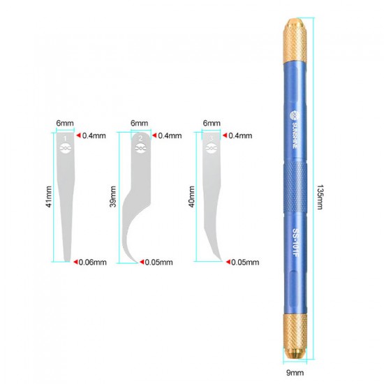 Sunshine SS-101F CPU Openor Blade Double-End Knife Set Sunshine SS-101F CPU Openor Blade Double-End Knife Set