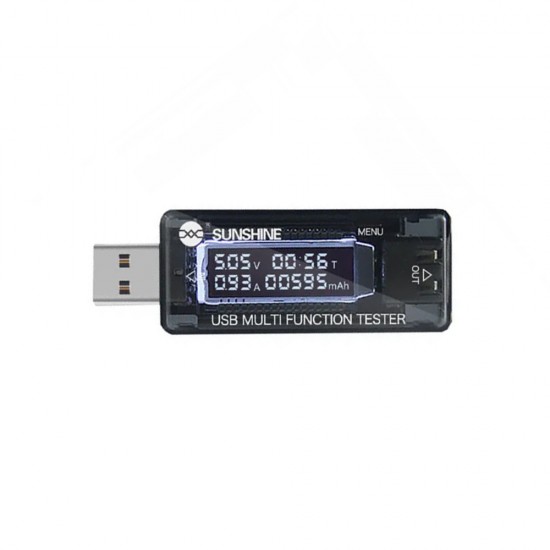 SUNSHINE SS-302A USB TESTER Compatible Quick Charge 2.0 and 3.0 SUNSHINE SS-302A USB TESTER Compatible Quick Charge 2.0 and 3.0