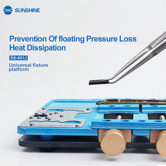 Sunshine SS-601J Universal Fixture Platform For iPhone CPU NAND A13/A12/A11/A10/A9/A8 & Fingerprint PCB Repair Sunshine SS-601J Universal Fixture Platform For iPhone CPU NAND A13/A12/A11/A10/A9/A8 & Fingerprint PCB Repair