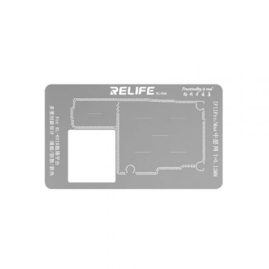 0.12MM Middle Layer Stencil Plate For iPhone 11 Pro / 11 Pro Max