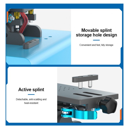 Sunshine S-918L Plus (7-in-1) 360° Rotating Edge Screen Heating Separator Machine Sunshine S-918L Plus (7-in-1) 360° Rotating Edge Screen Heating Separator Machine