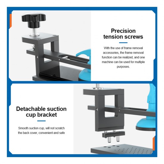 Sunshine S-918L Plus (7-in-1) 360° Rotating Edge Screen Heating Separator Machine Sunshine S-918L Plus (7-in-1) 360° Rotating Edge Screen Heating Separator Machine