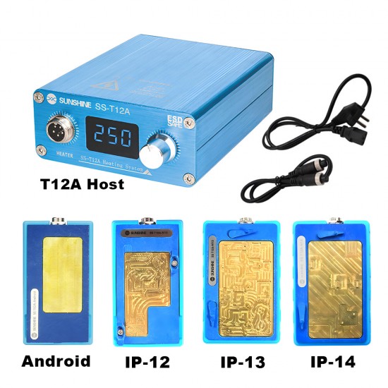 Sunshine SS-T12A PCB Heating Platform For Iphone Series 12 / 13 / 14 / Android Phone Sunshine SS-T12A PCB Heating Platform For Iphone Series 12 / 13 / 14 / Android Phone