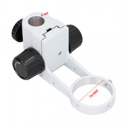76MM Zoom Adjustable Stereo Microscope Focus Bracket Stand 