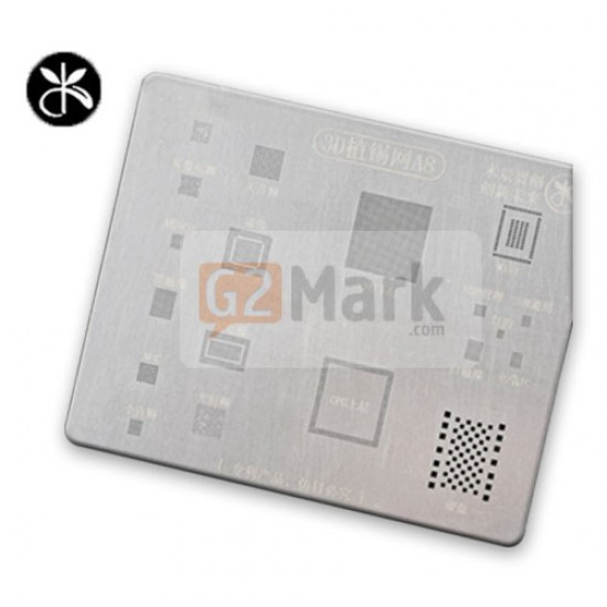 A8 3D IC Repair BGA Tin Plate Soldering Rework Stencil Steel Net for iPhone 6/6+ A8 3D IC Repair BGA Tin Plate Soldering Rework Stencil Steel Net for iPhone 6/6+