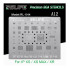 0.12MM Stencil Plates For Iphone Xs / Xs Max / XR With CPU ( A12 )
