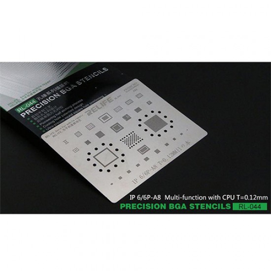 0.12MM Stencil Plate For Iphone 6 / 6+ With CPU ( A8 )