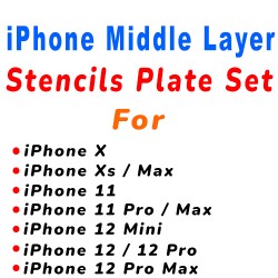 0.12MM Middle Layer Stencils Set For iPhone (  3Pcs )