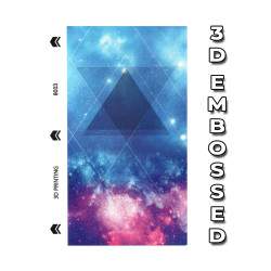 Mobile Phone Embossed 3 Layer Skin - 8003